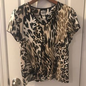 Sz. 2 🌙 Chico’s Print Shirt